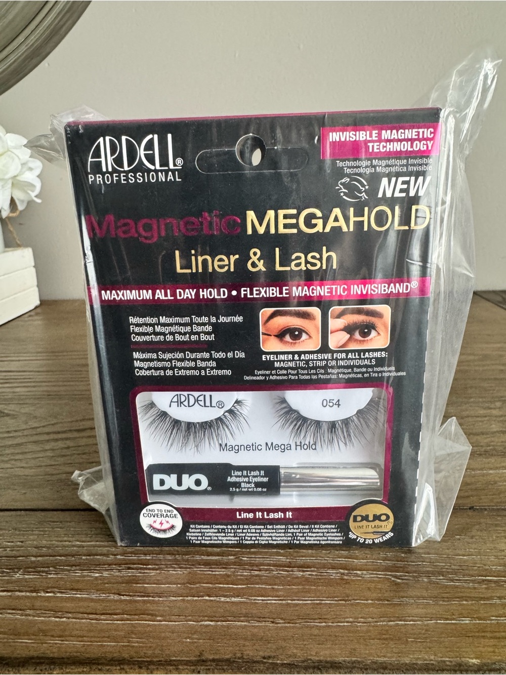 Ardell Magnetic Mega Hold Liner & Lash - Black- 4 PACK